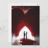 Refined Black White Wedding Overlay Picture 2026  Einladung (Rückseite)