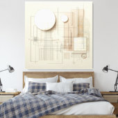 Refined Forms Leinwanddruck (Insitu (Schlafzimmer))