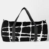 Refined White Light Grunge Modern Dirty Mesh Duffle Bag (Vorderseite)