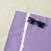 Refined White Light Grunge Modern Dirty Mesh Strandtuch (Beispiel)