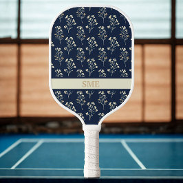 Refined Wildflower Monogram –  Pickleball Schläger
