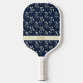 Refined Wildflower Monogram –  Pickleball Schläger (Vorderseite)