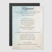 Refinement Poesie Magnetkarte (Vorne/Hinten)