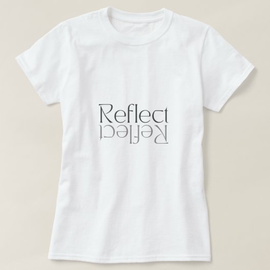 Reflect (grau) T-Shirt (Design vorne)
