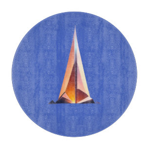 Reflect — Minimalistisches Logo-Design mit hellem  Schneidebrett