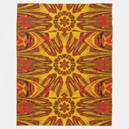 Reflected Lotus 11 Fleece Blanket