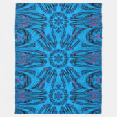 Reflected Lotus 12 Fleece Blanket (Vorderseite)