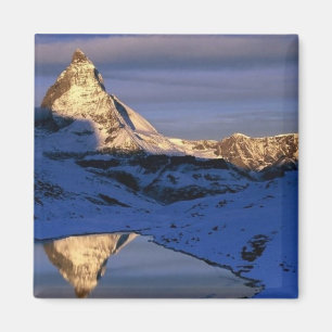 Reflected Matterhorn, Schweiz Magnet