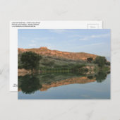 REFLECTION am Lake Scott Staat Park Kansas Postkarte (Vorne/Hinten)