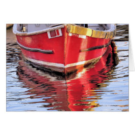 Reflection auf Red Boat