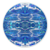 Reflection Blue Cabinet Knob Keramikknauf (Vorderseite)