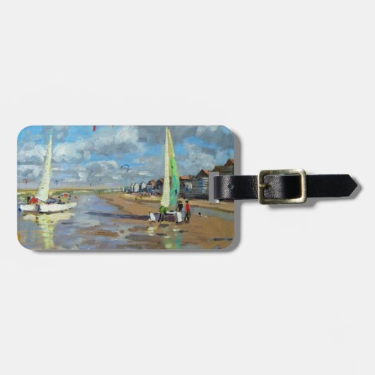 Reflection Bray Dunes Frankreich Gepäckanhänger (Vorderseite horizontal)