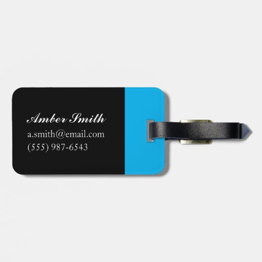 Reflection Bray Dunes Frankreich Gepäckanhänger (Rückseite horizontal)