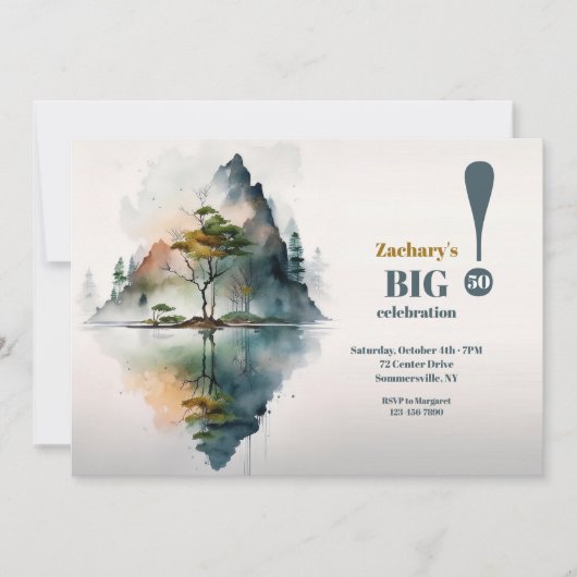 Reflection Lake Einladung (Vorderseite)