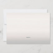 Reflection Lake Einladung (Rückseite)