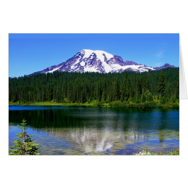 Reflection Lake, Mount Rainier, WA, USA (Vorderseite (Horizontal))