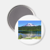 Reflection Lake, Mount Rainier, WA, USA Magnet (Vorderseite/Rückseite)