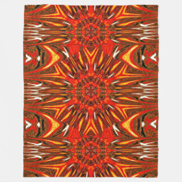 Reflection Lotus 4 Fleece Blanket
