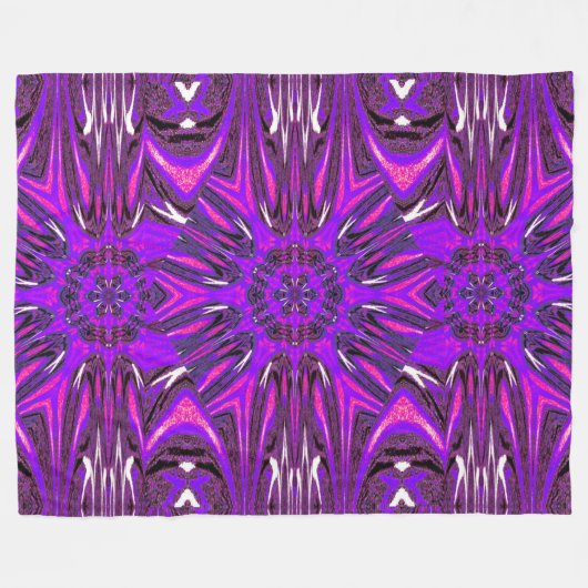 Reflection Lotus 5 Fleece Blanket (Vorderseite (Horizontal))