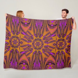 Reflection Lotus 6 Fleece Blanket