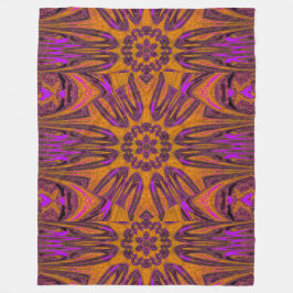 Reflection Lotus 6 Fleece Blanket