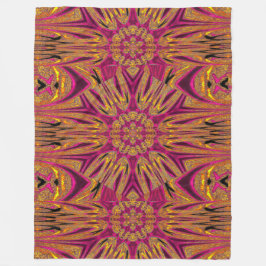 Reflection Lotus 7 Fleece Blanket