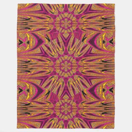 Reflection Lotus 7 Fleece Blanket (Vorderseite)