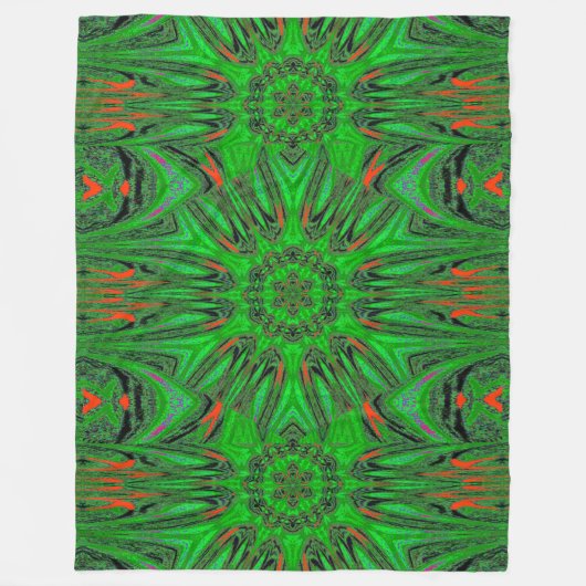 Reflection Lotus 8 Fleece Blanket (Vorderseite)