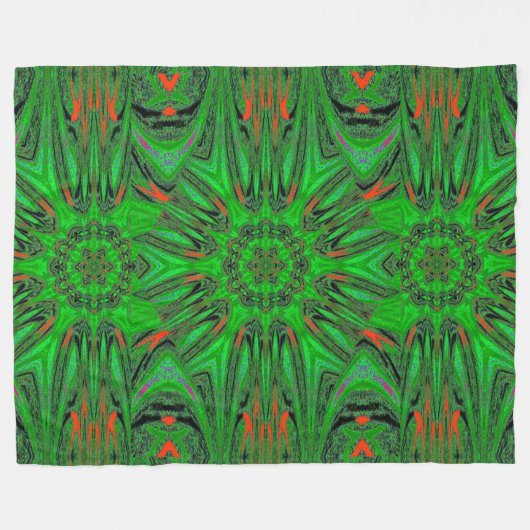 Reflection Lotus 8 Fleece Blanket (Vorderseite (Horizontal))
