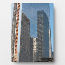 Reflection Office Gebäude New York City Fotoplatte