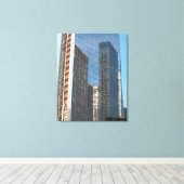 Reflection Office Gebäude New York City Leinwanddruck (Insitu (Holzboden))