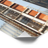 Reflection Office Gebäude New York City Poster (Ecke)