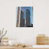 Reflection Office Gebäude New York City Poster (Küche)
