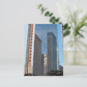 Reflection Office Gebäude New York City Postkarte (Stehend Vorderseite)