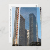 Reflection Office Gebäude New York City Postkarte (Vorne/Hinten)