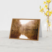 Reflection-See II Karte (Gelbe Blume)