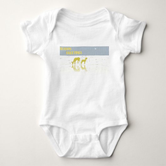 Reflection-Star Baby Strampler (Vorderseite)