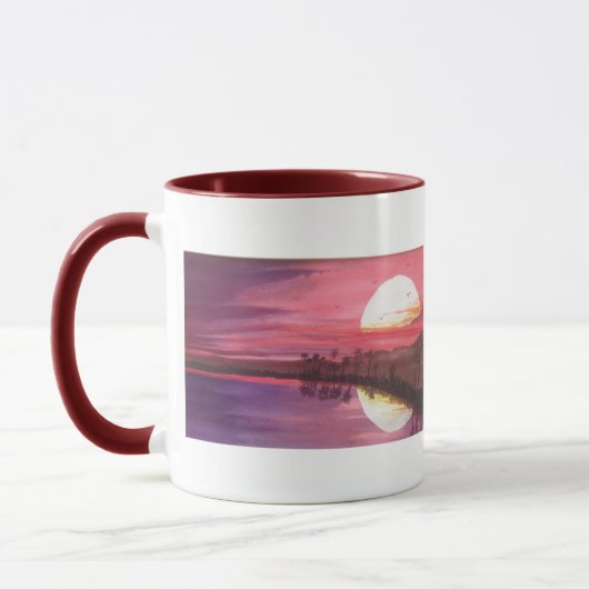 Reflection Sunset Tasse (Links)