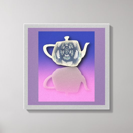 Reflection Teapot Leinwanddruck (Vorderseite)