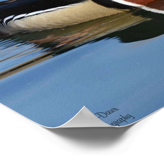 Reflection Throw Kissen Mouse Pad aus männlichem H Poster (Ecke)