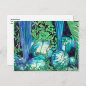 "Reflections 1" Aquarellbilder Postkarte (Vorne/Hinten)