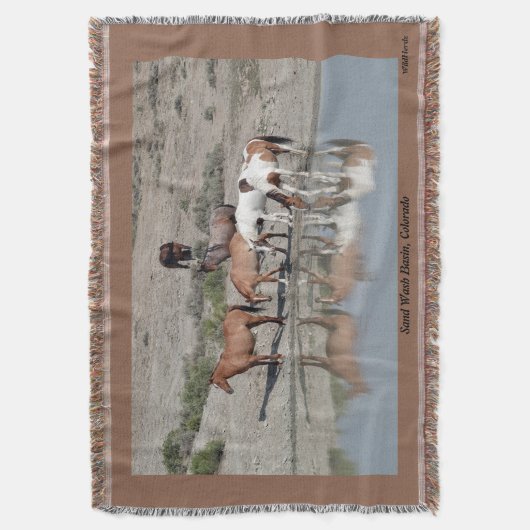 Reflections bei Wilden Pferden Decke (Vorderseite Vertikal)