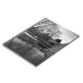 Reflections Black & White Nature  Notizblock (Linke Seite)