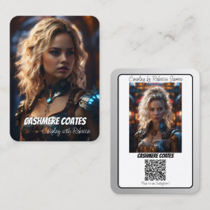 Reflections Coscards QR-Code + Doppelseitig Visitenkarte