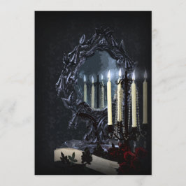 Reflections Gothic Fantasy Wedding Einladung