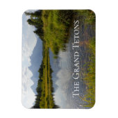 Reflections Grand Teton National Park Wyoming Magnet (Vertikal)