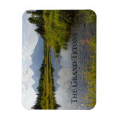 Reflections Grand Teton National Park Wyoming Magnet (Vertikal)
