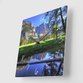 Reflections of Falls Quadratische Wanduhr (Winkel)