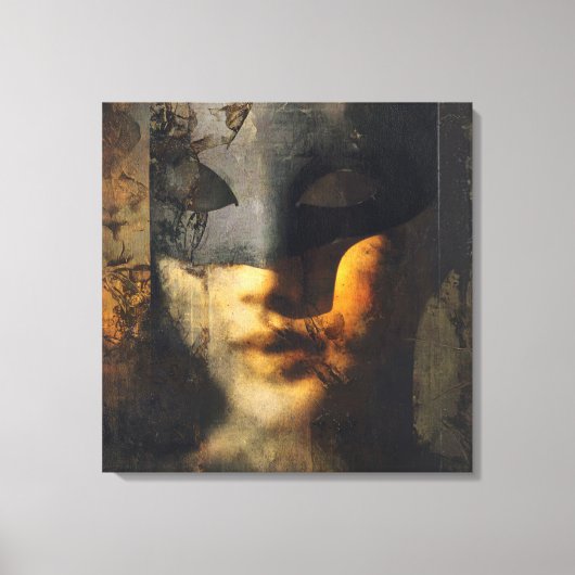 Reflections of Intel — Gothic Surreal Canvas Art Leinwanddruck (Vorderseite)