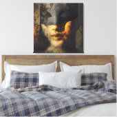 Reflections of Intel — Gothic Surreal Canvas Art Leinwanddruck (Insitu (Schlafzimmer))